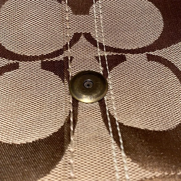 Coach handbag purse in signature C - Picture 8 of 10